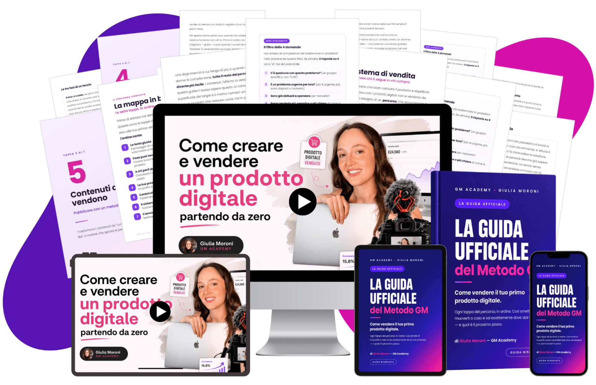 La Guida Ufficiale del Metodo GM — mockup completo